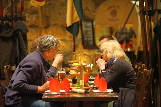 Die Abendveranstaltung im Restaurant "Pulverturm" wurde von den Teilnehmer lange genossen.