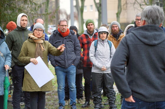 Lebhafte Diskussionen.