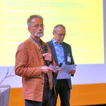 Prof. Andreas Roloff und Detlef Thiel begrüßen herzlich.